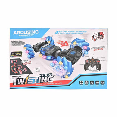 2-in-1 Hand Sensor and Remote Control Twisting Stunt Racing Car